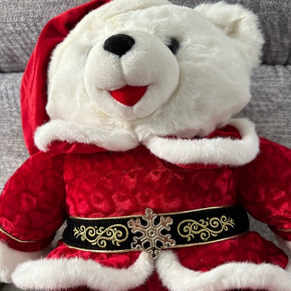 Vintage Royal Teddy Bear Snowflake 2000 21” Christmas Collectible. - Picture 3 of 8